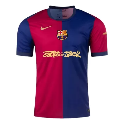 Barcelona x Travis Scott Cactus Jack Home Jersey 2024/25 - minejerseys