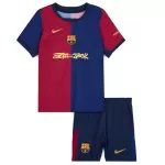 Kids Barcelona x Travis Scott Cactus Jack Home Kit 2024/25 - minejerseys