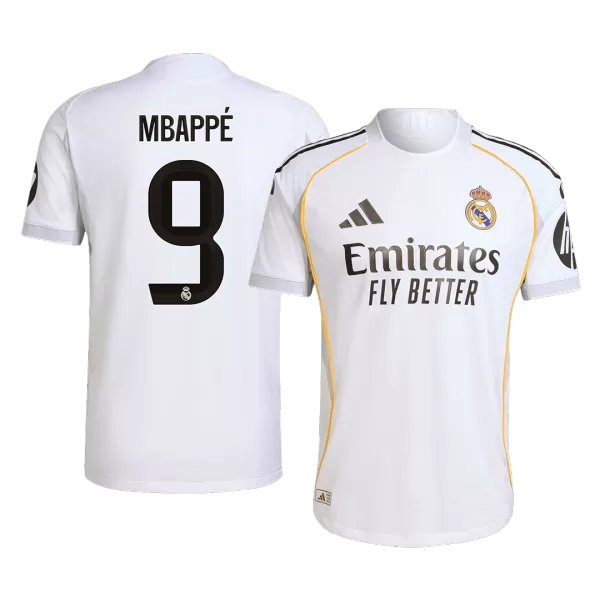 MBAPPÉ #9 Real Madrid Home Match Jersey Player Version 2025/26 - minejerseys