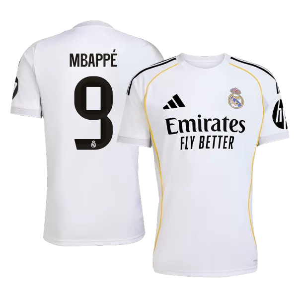 MBAPPÉ #9 Real Madrid Home Jersey 2025/26 - minejerseys