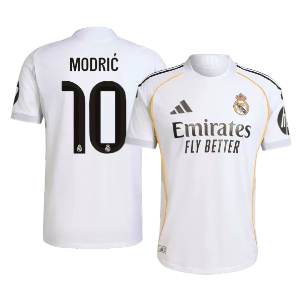 MODRIĆ #10 Real Madrid Home Match Jersey Player Version 2025/26 - minejerseys