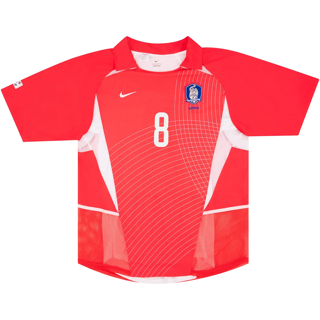 D H KIM #8 Retro South Korea Home Jersey 2002 D H KIM #8 Retro South Korea Home Jersey 2002