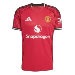 B.FERNANDES #8 Manchester United Home Jersey 2025/26 - minejerseys