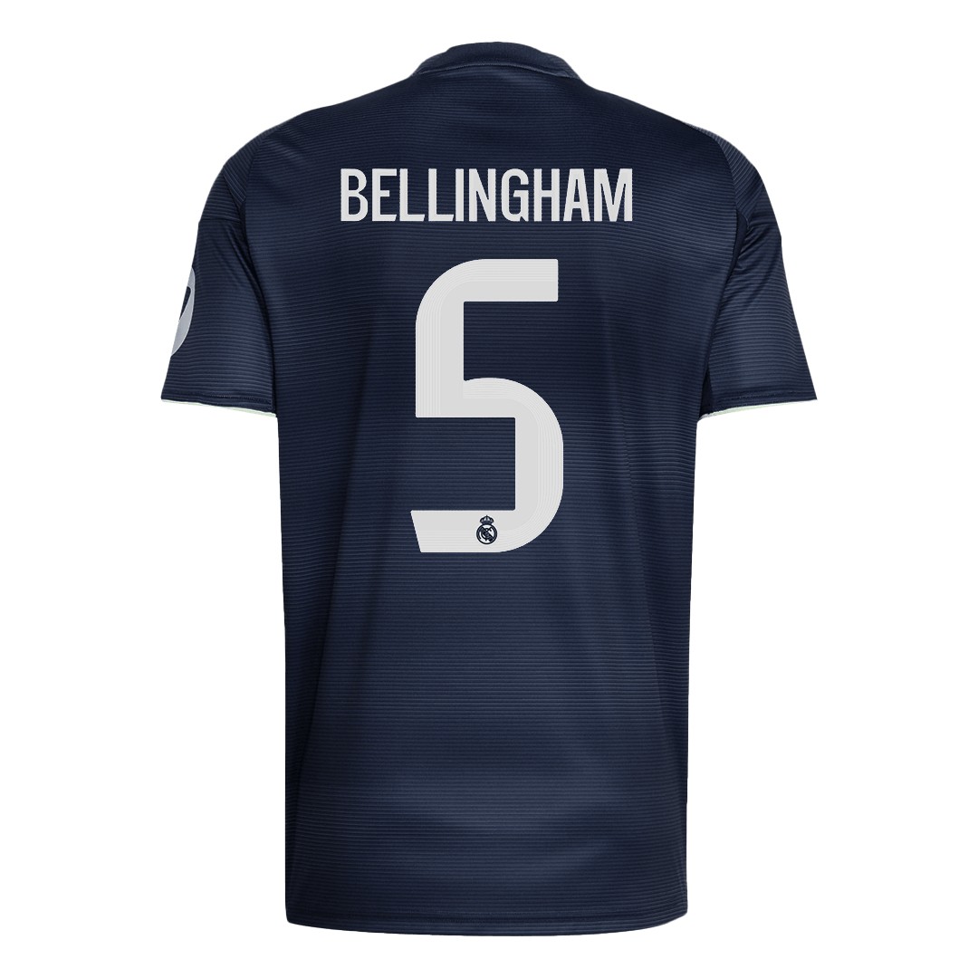 BELLINGHAM #5 Real Madrid Away Jersey 2025/26