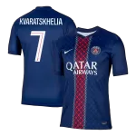KVARATSKHELIA #7 PSG Home Jersey 2025/26 - minejerseys