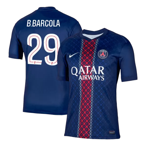 B.BARCOLA #29 PSG Home Jersey 2025/26 - minejerseys
