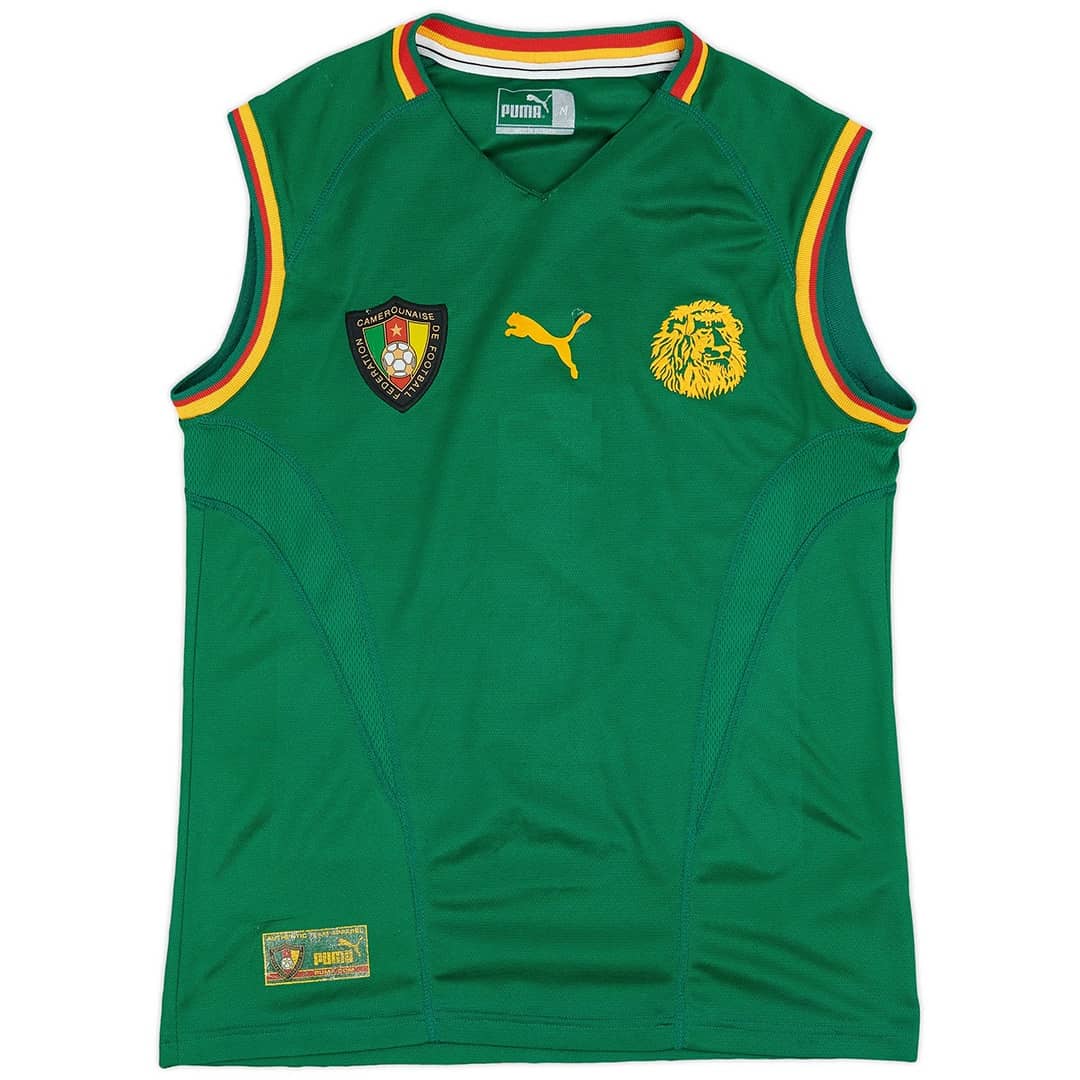 Retro Cameroon Home Jersey 2002 Retro Cameroon Home Jersey 2002