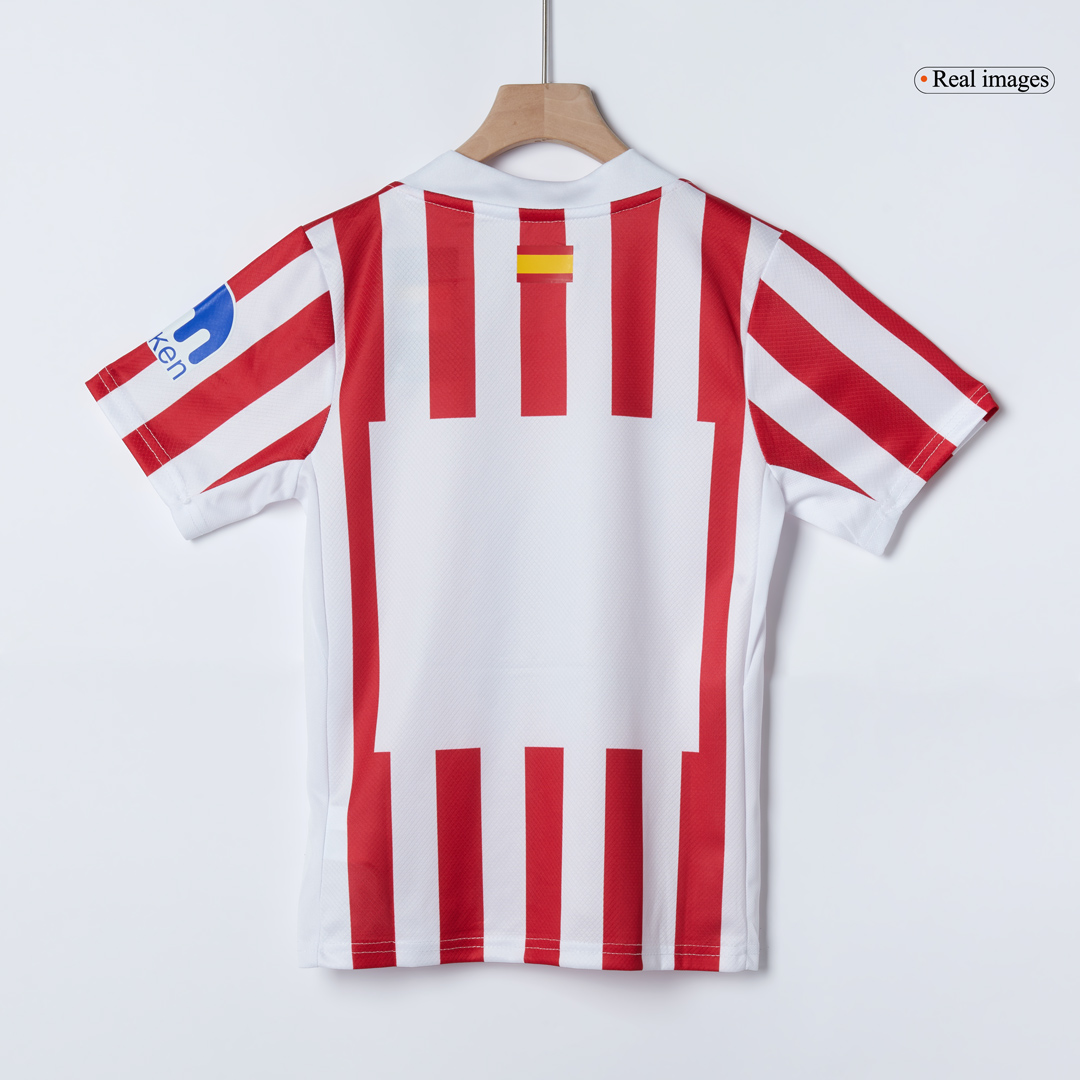 Kids Atletico Madrid Home Jersey Full Kit 2025/26 Kids Atletico Madrid Home Jersey Full Kit 2025/26