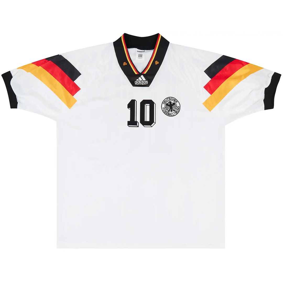 MATTHÄUS #10 Retro Germany Home Jersey 1992 MATTHÄUS #10 Retro Germany Home Jersey 1992