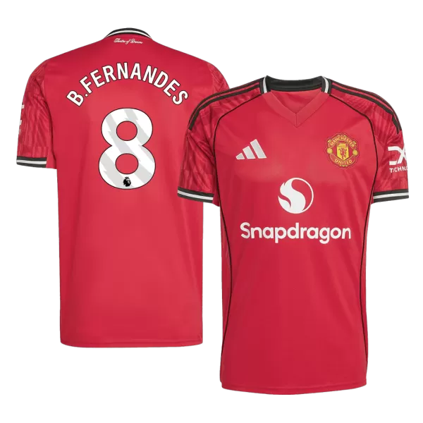 B.FERNANDES #8 Manchester United Home Jersey 2025/26 - minejerseys