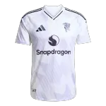 B.FERNANDES #8 Manchester United Away Match Jersey Player Version 2025/26 - minejerseys