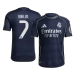 VINI JR. #7 Real Madrid Away Match Jersey Player Version 2025/26 - minejerseys