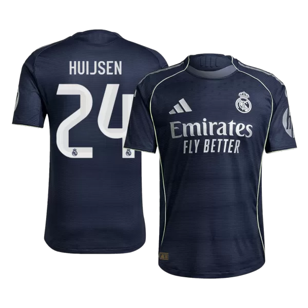 HUIJSEN #24 Real Madrid Away Match Jersey Player Version 2025/26 - minejerseys
