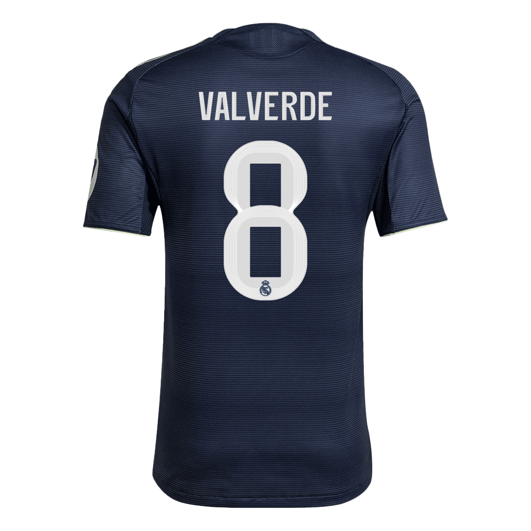 VALVERDE #8 Real Madrid Away Match Jersey Player Version 2025/26
