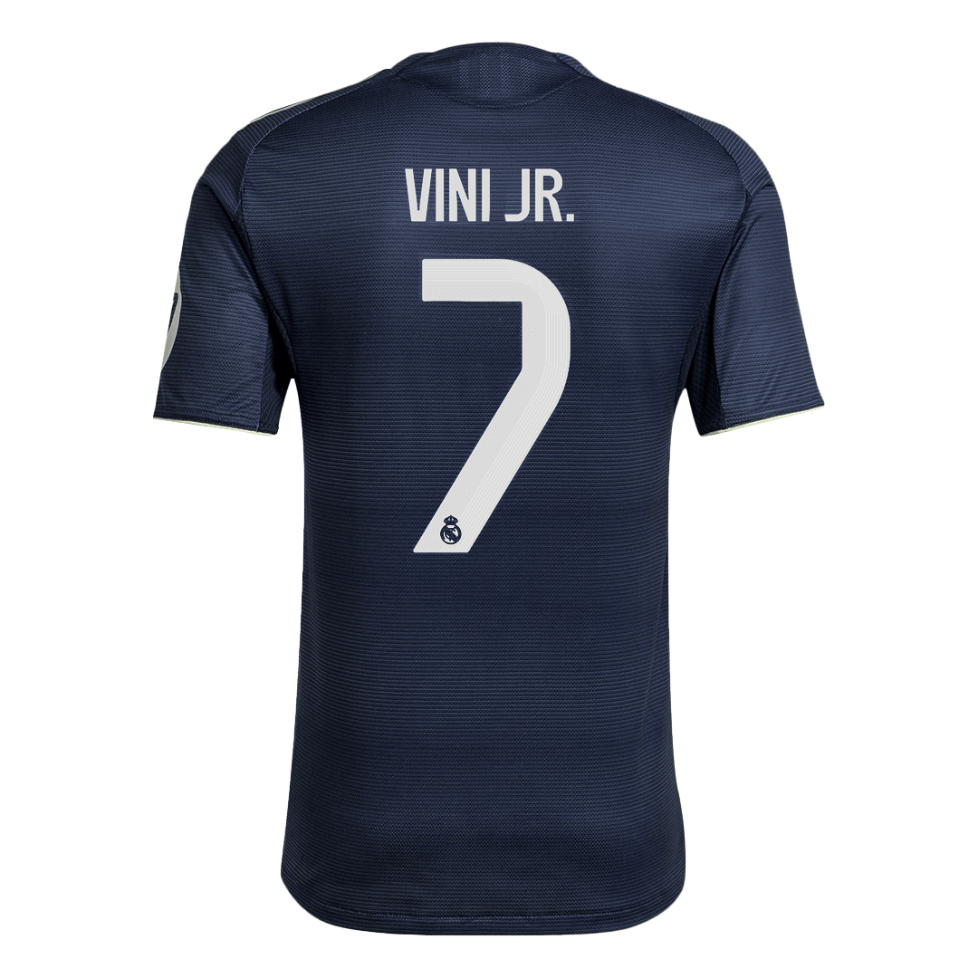 VINI JR. #7 Real Madrid Away Match Jersey Player Version 2025/26