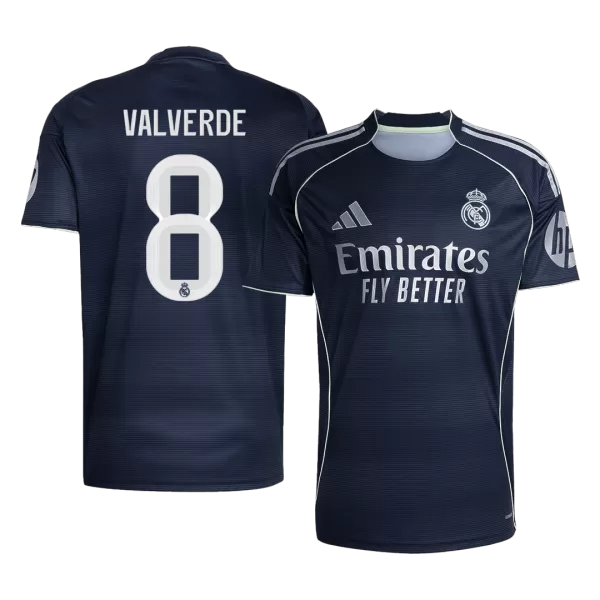VALVERDE #8 Real Madrid Away Jersey 2025/26 - minejerseys