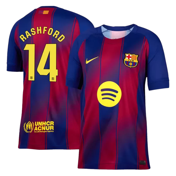 RASHFORD #14 Barcelona Home Jersey 2025/26 - minejerseys
