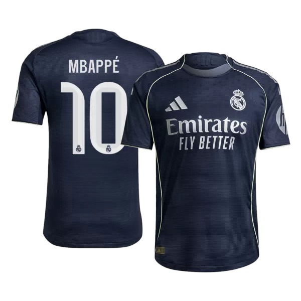 MBAPPÉ #10 Real Madrid Away Match Jersey Player Version 2025/26 - minejerseys