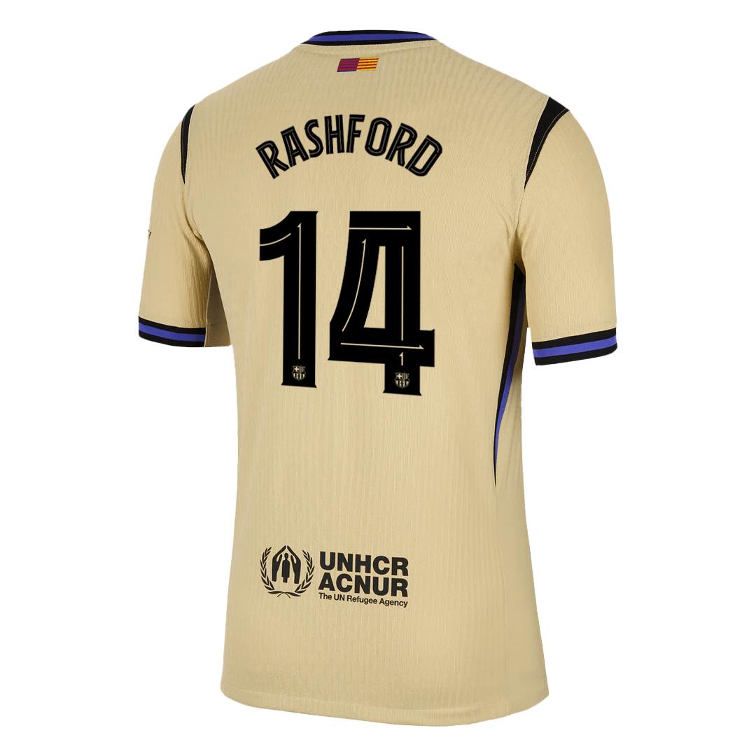 [Super Replica] Barcelona RASHFORD #14 Away Soccer Jersey 2025/26 UCL