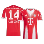 [Super Replica] Bayern Munich LUIS DÍAZ #14 Home Soccer Jersey 2025/26 - minejerseys