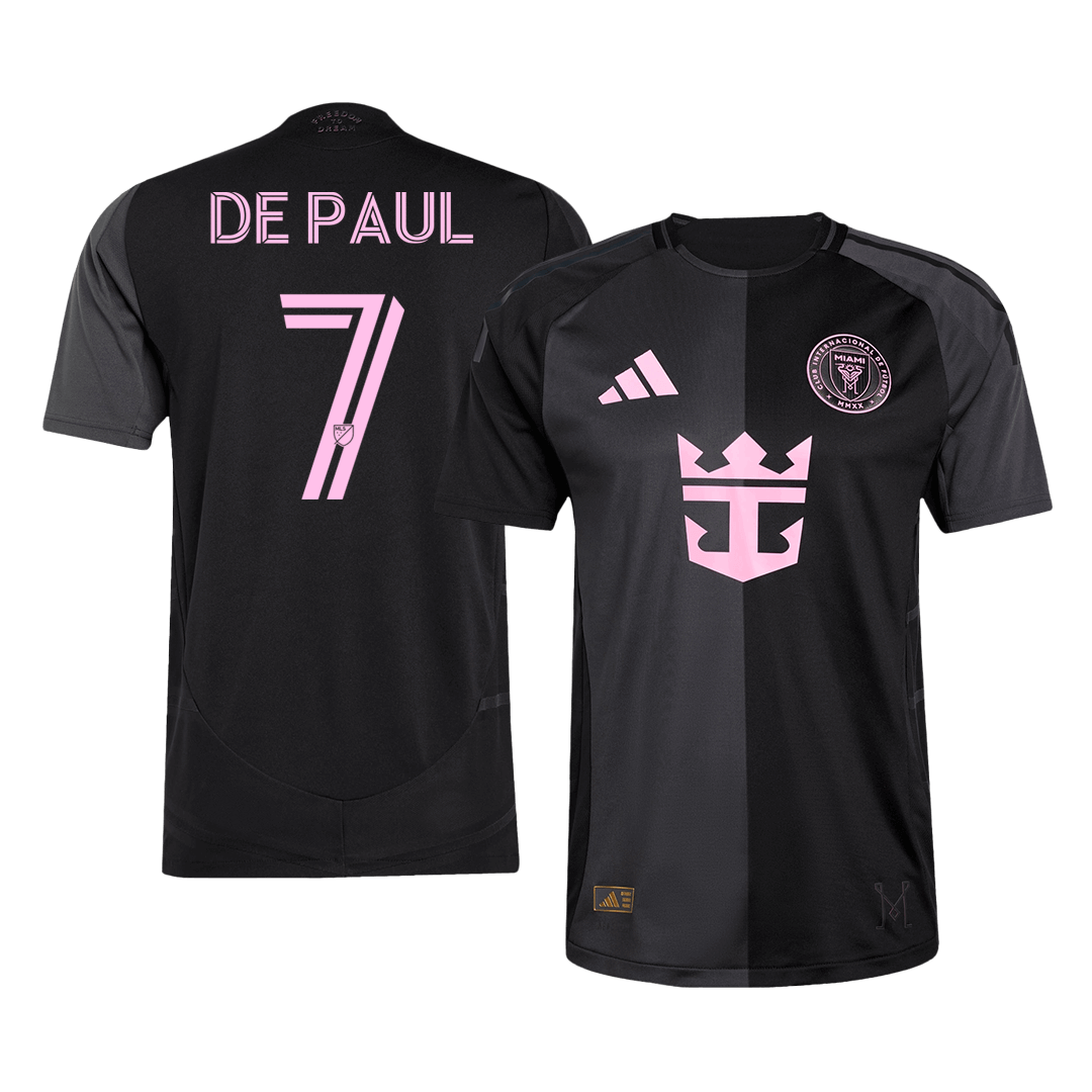 DE PAUL #7 Inter Miami Away Match Jersey Player Version 2025