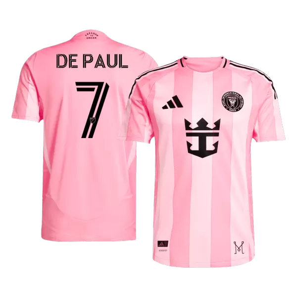 DE PAUL #7 Inter Miami Home Match Jersey Player Version 2025 - minejerseys
