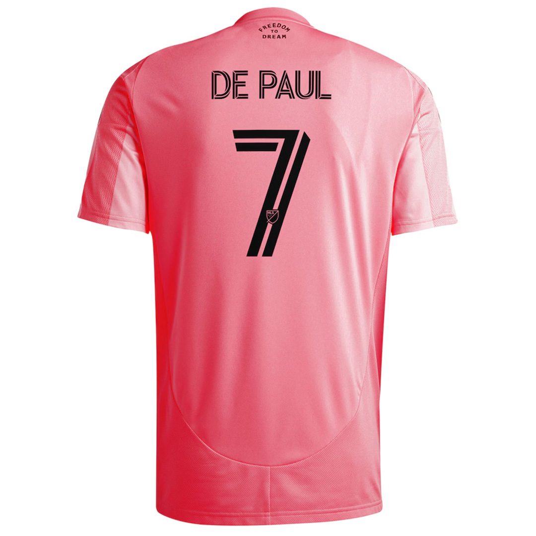 DE PAUL #7 Inter Miami Home Jersey 2025 DE PAUL #7 Inter Miami Home Jersey 2025