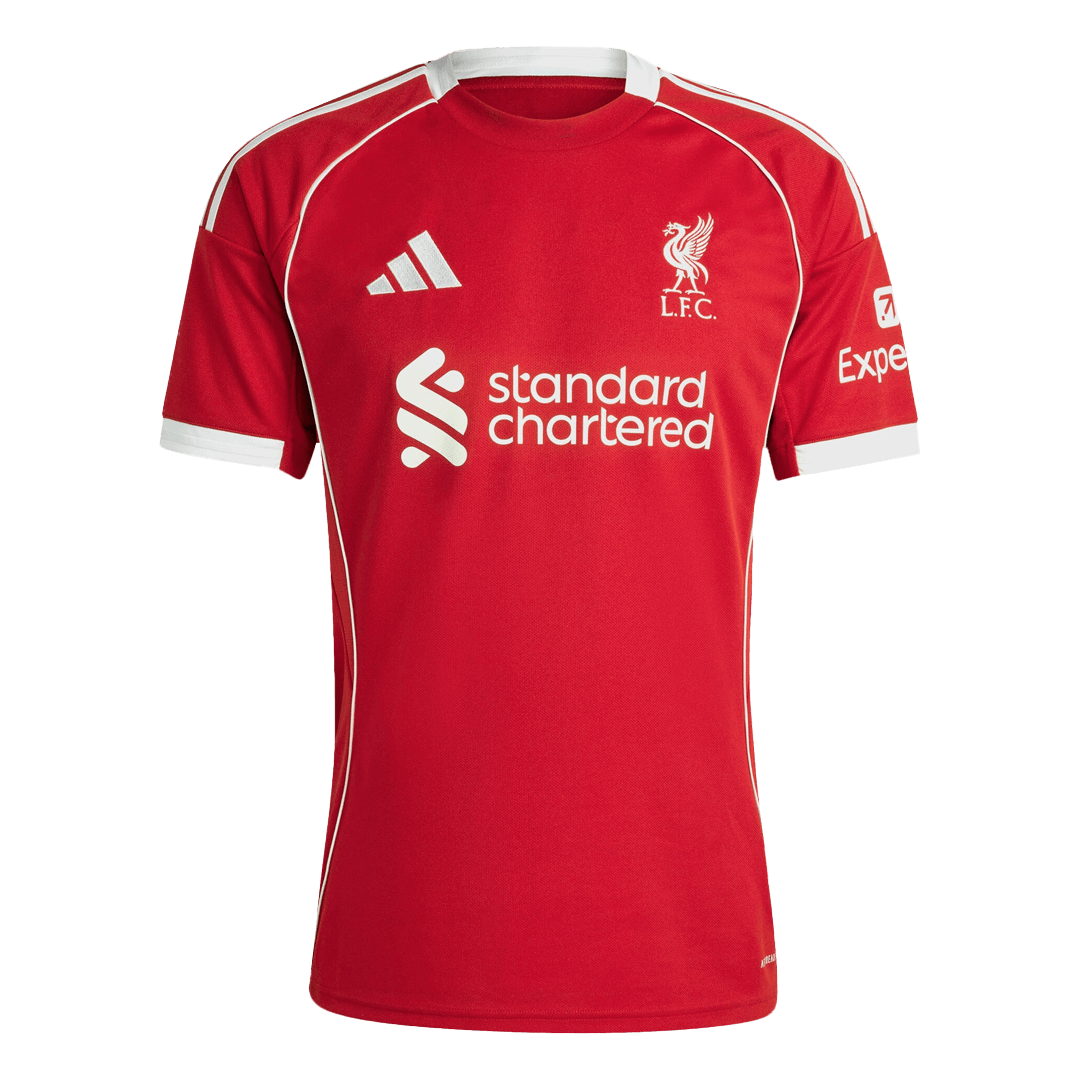 KERKEZ #6 Liverpool Home Jersey 2025/26
