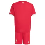 Kids Liverpool Home Jersey Kit 2025/26 - minejerseys