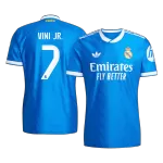 VINI JR. #7 Real Madrid Third Away Match Jersey Player Version 2025/26 - minejerseys