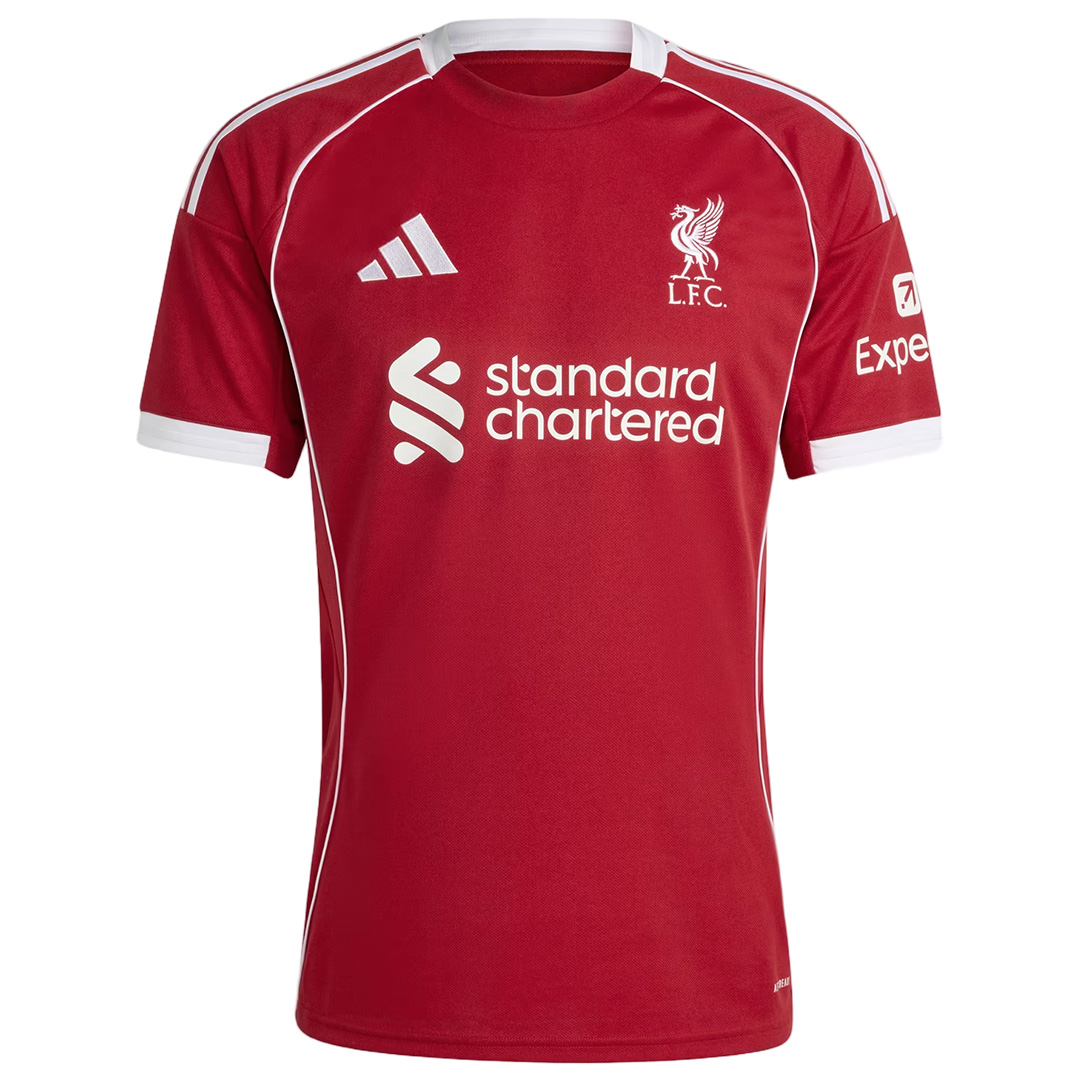 Liverpool Home Jersey Kit 2025/26