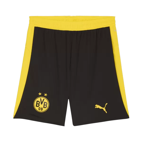 Borussia Dortmund Home Soccer Shorts 2025/26 - minejerseys
