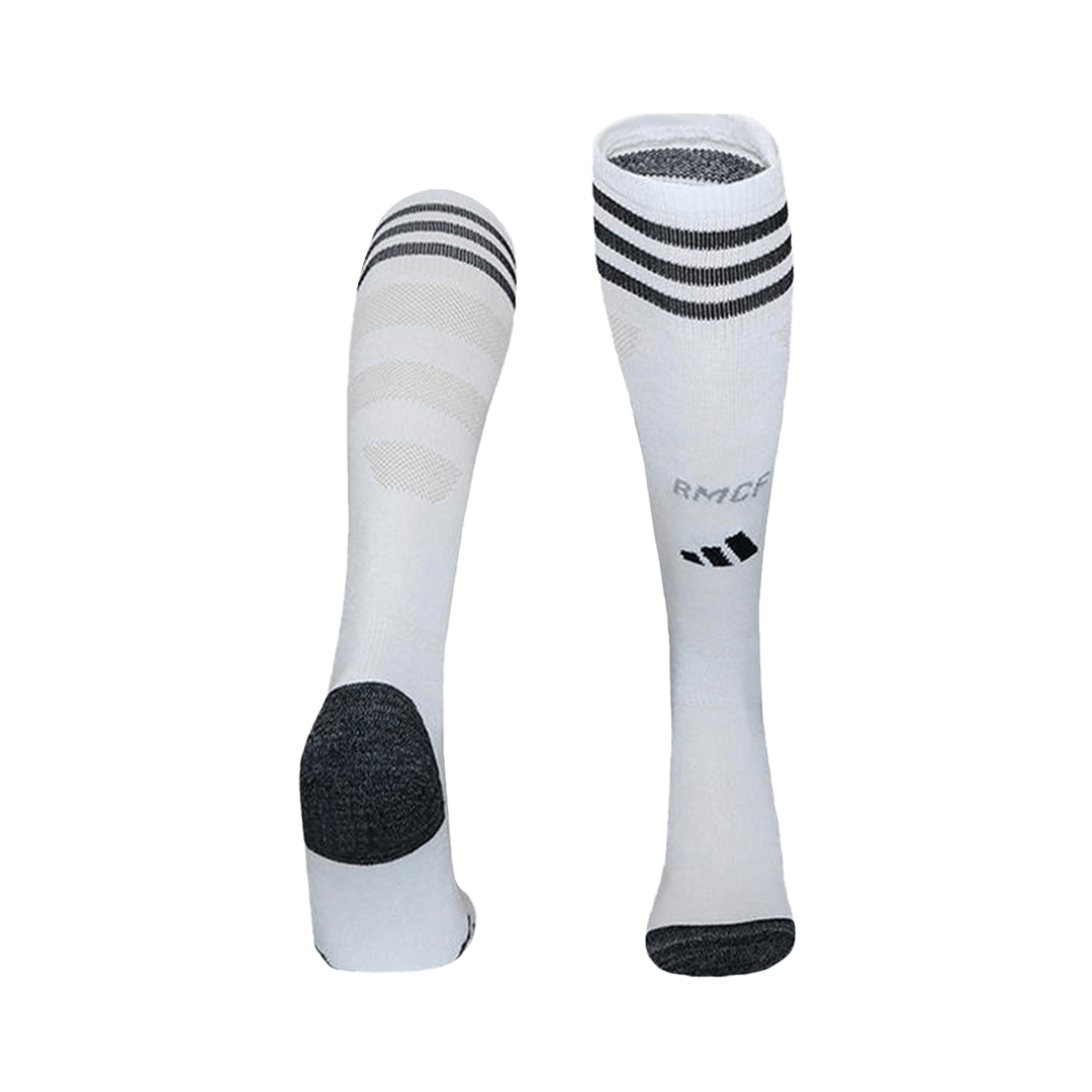 Real Madrid Home Soccer Socks - White 2025/26