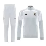 Real Madrid Training Jacket Kit(Jacket+Pants) 07 Gray 2025/26 - minejerseys