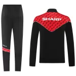 Manchester United Training Kit (Jacket+Pants) 05 Red&Black 2025/26 - minejerseys