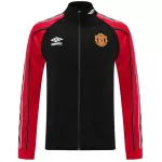 Manchester United Training Kit (Jacket+Pants) 02 Black 2025/26 - minejerseys