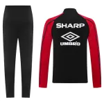 Manchester United Training Kit (Jacket+Pants) 02 Black 2025/26 - minejerseys