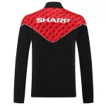 Manchester United Training Kit (Jacket+Pants) 05 Red&Black 2025/26 - minejerseys