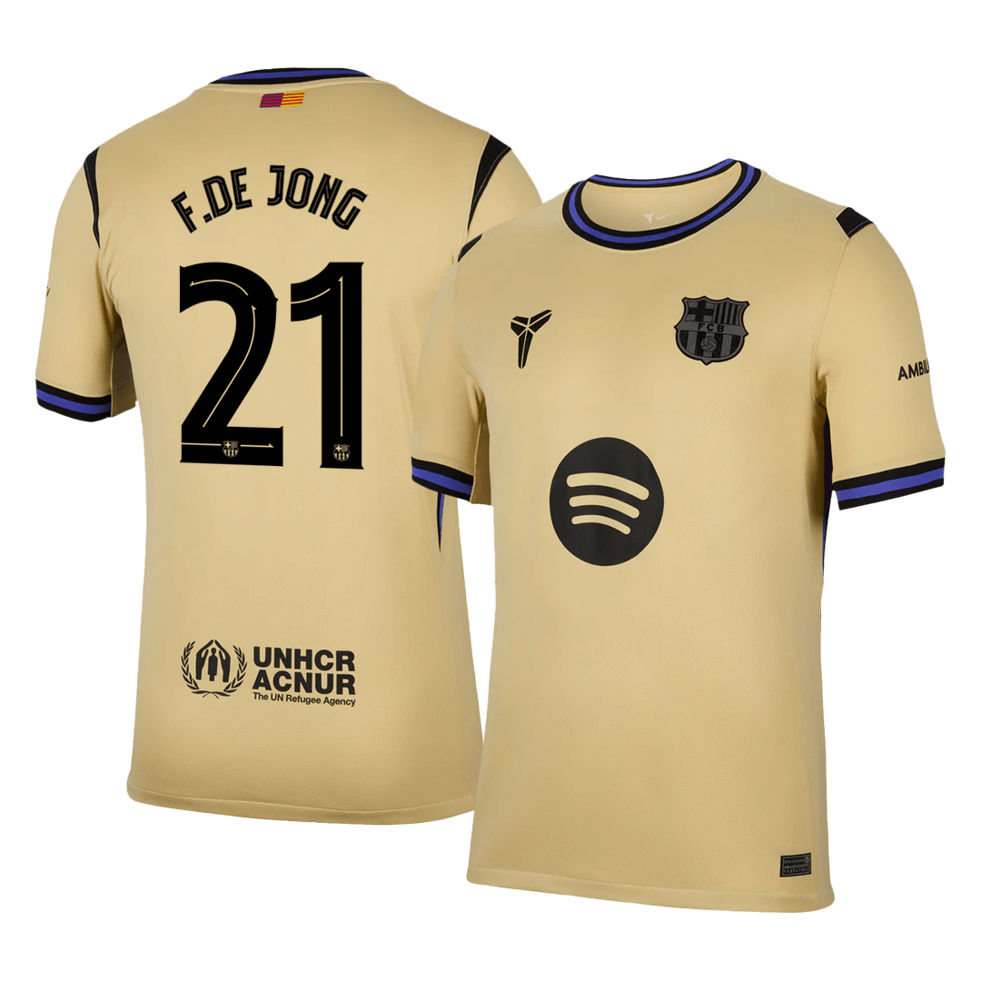F.DE JONG #21 Barcelona Away Jersey 2025/26 - UCL F.DE JONG #21 Barcelona Away Jersey 2025/26 - UCL