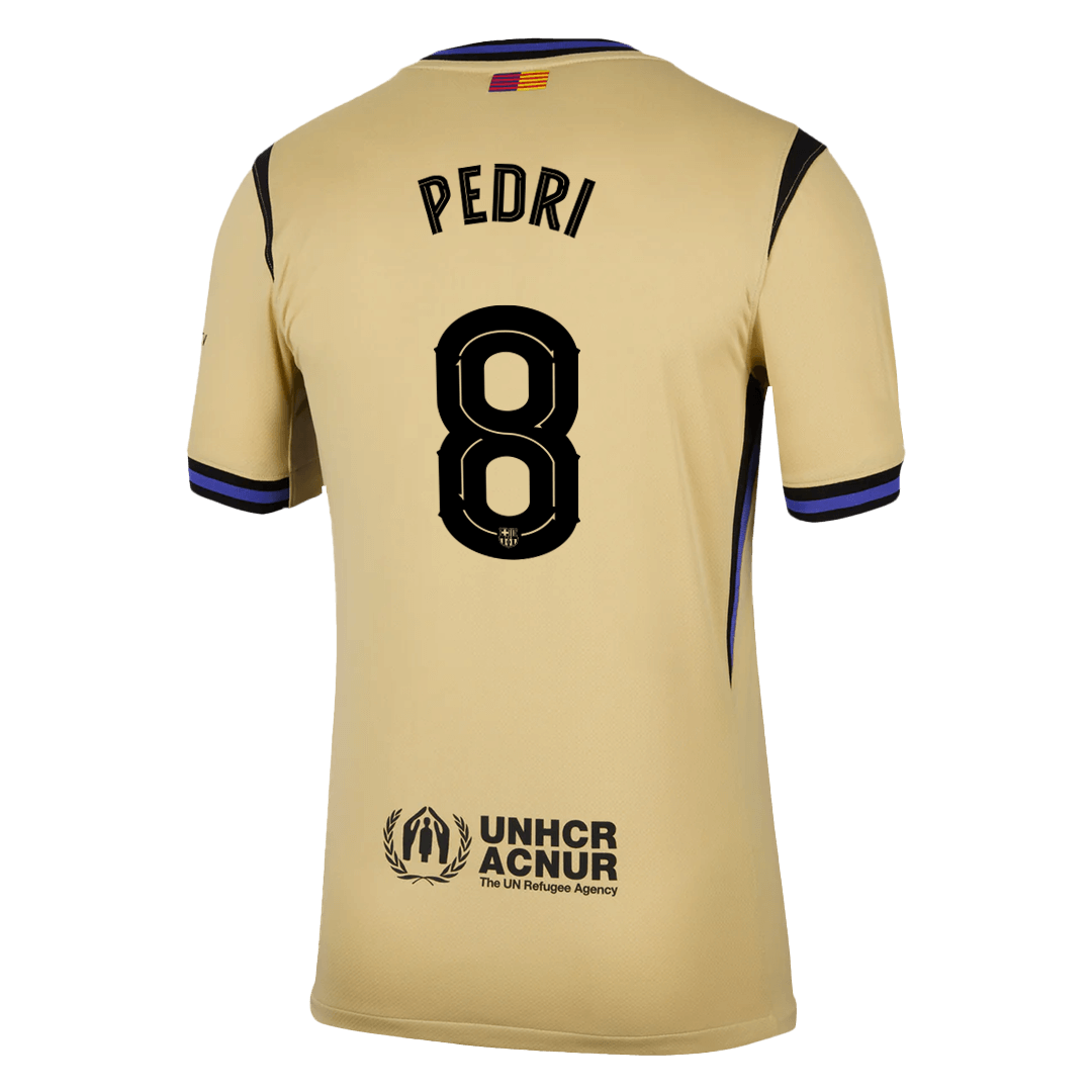 PEDRI #8 Barcelona Away Jersey 2025/26 - UCL