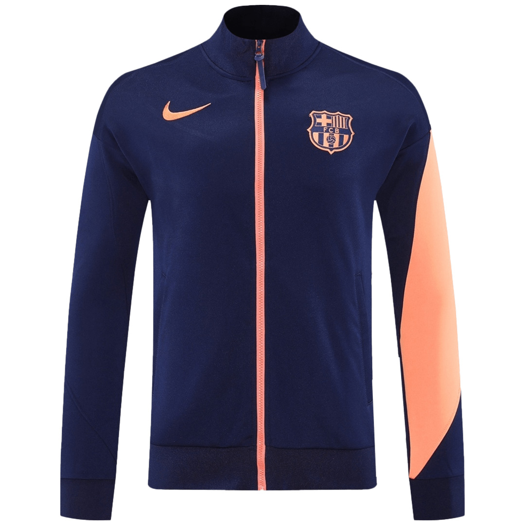 Barcelona Anthem Jacket Navy&Orange 2025/26