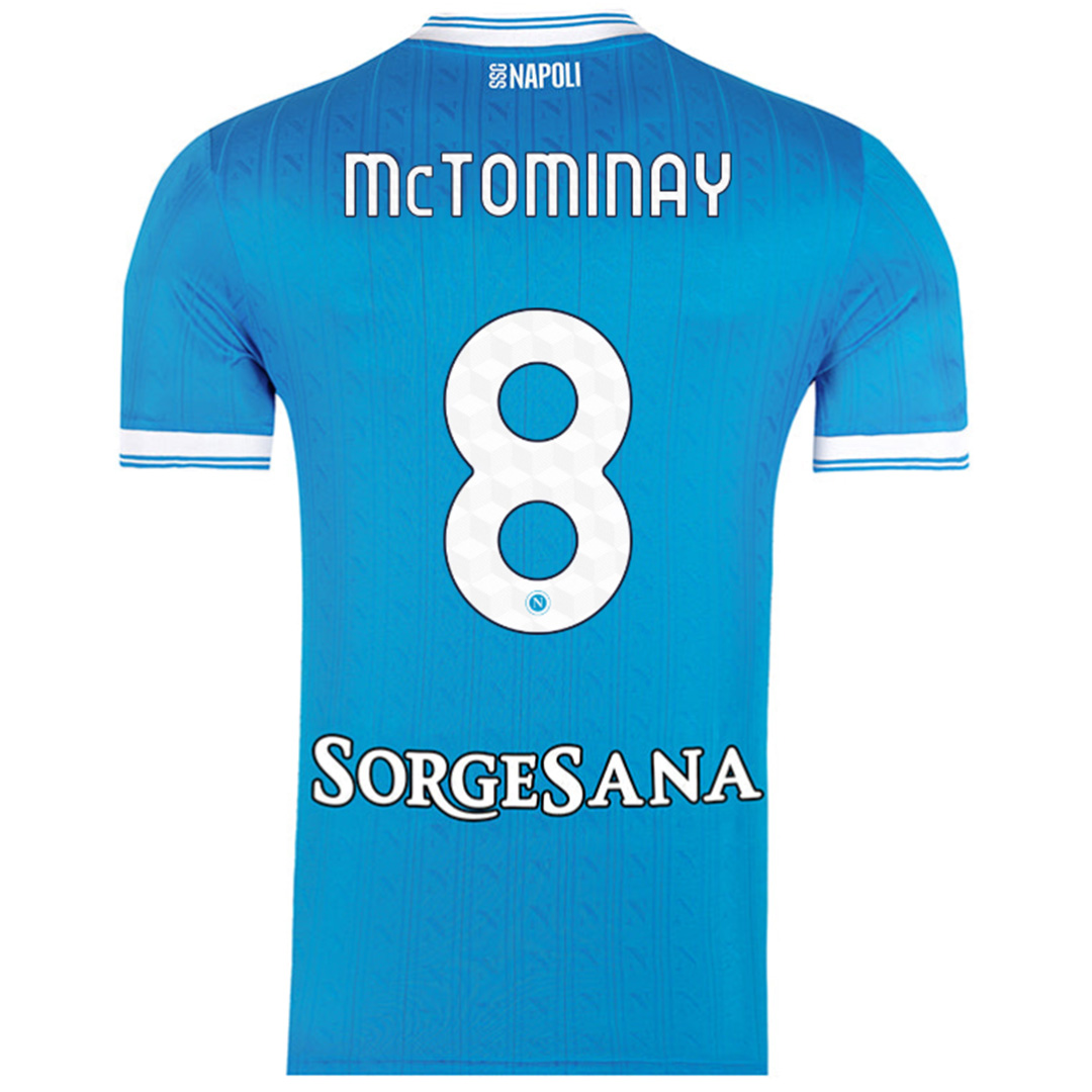 McTOMINAY #8 Napoli Home Jersey 2025/26