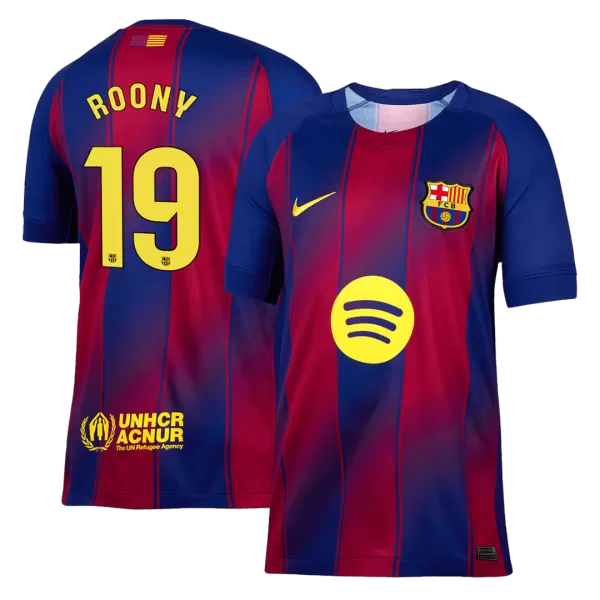 ROONY #19 Barcelona Home Jersey 2025/26 - minejerseys