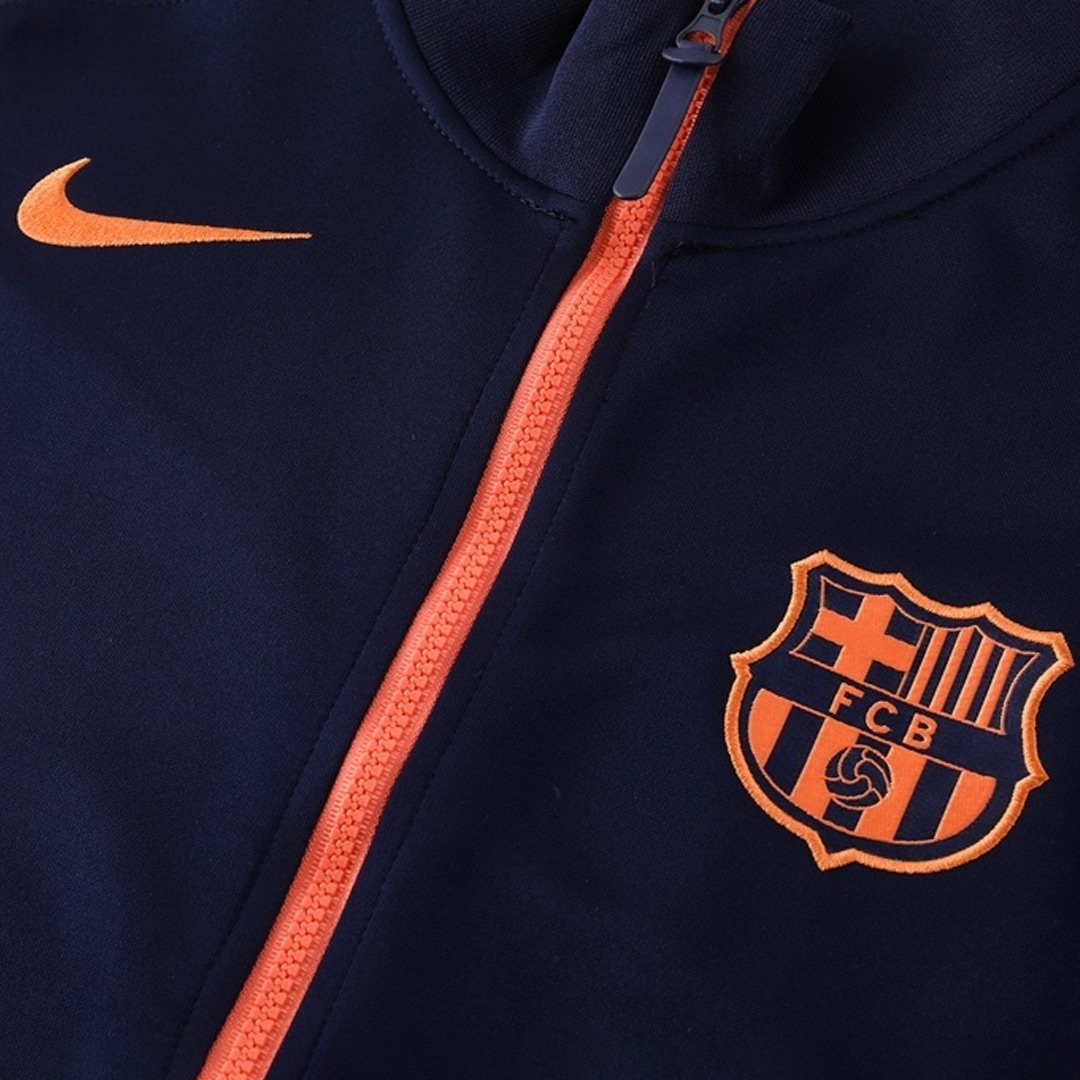 Barcelona Anthem Jacket Navy&Orange 2025/26 Barcelona Anthem Jacket Navy&Orange 2025/26