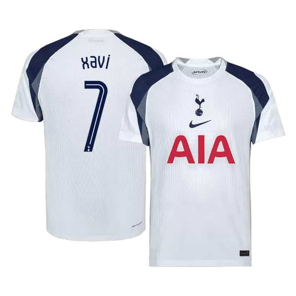 XAVI #7 Tottenham Hotspur Home Match Jersey Player Version 2025/26 - minejerseys