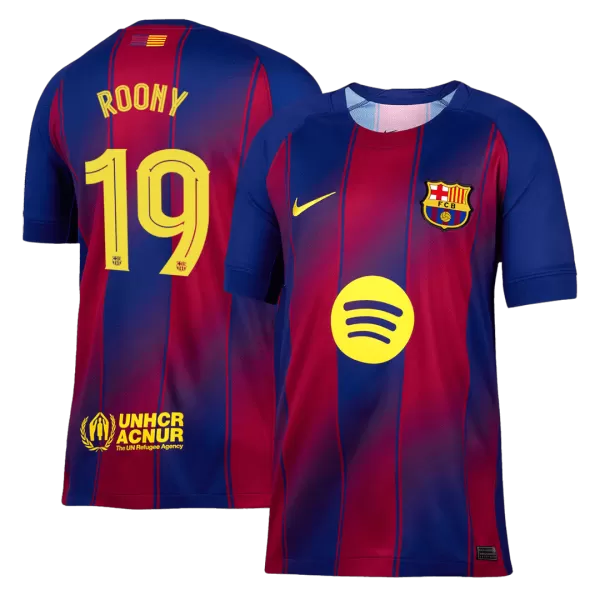 ROONY #19 Barcelona Home Jersey 2025/26 - minejerseys