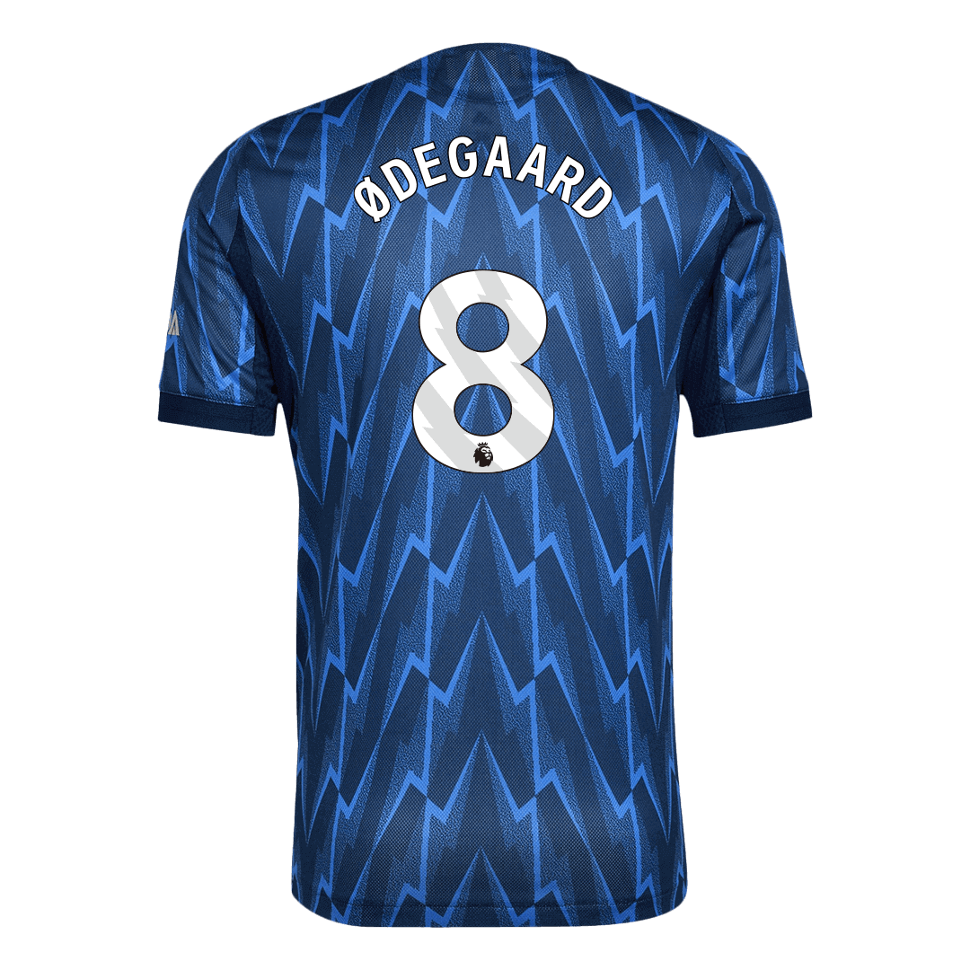 ØDEGAARD #8 Arsenal Away Match Jersey Player Version 2025/26