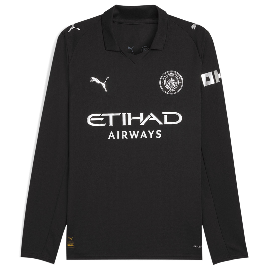 Manchester City Away Long Sleeve Jersey 2025/26