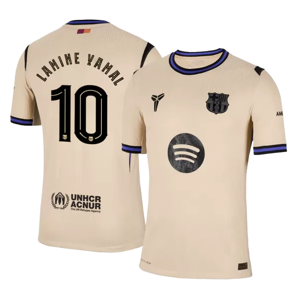 LAMINE YAMAL #10 Barcelona Away Match Jersey Player Version 2025/26 - minejerseys