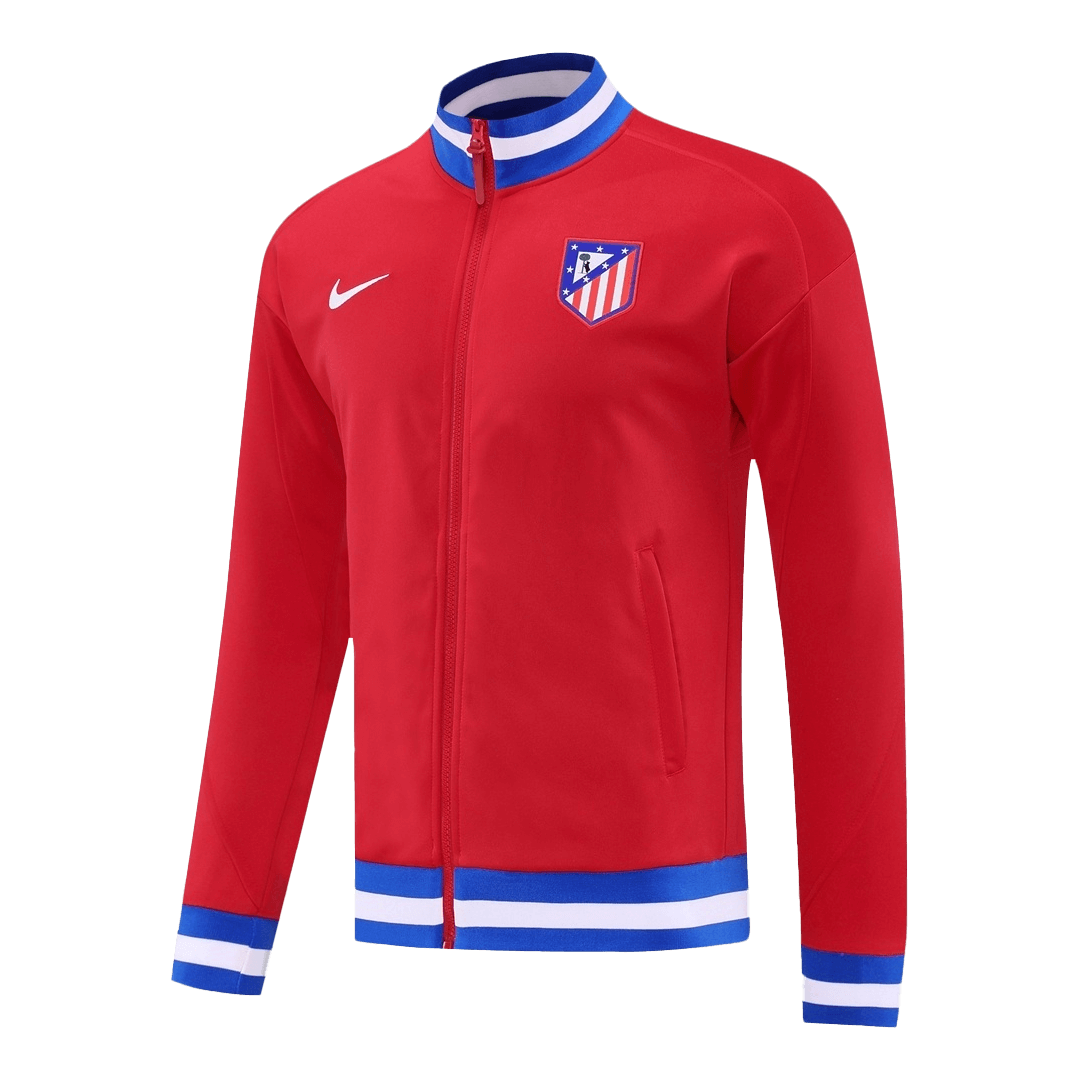 Atletico Madrid Training Tracksuit Kit(Jacket+Pants) Red 2025/26 Atletico Madrid Training Tracksuit Kit(Jacket+Pants) Red 2025/26